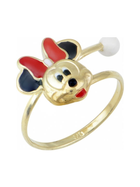 Kontopoulos Kinder Ring aus Gold 9K DK082M
