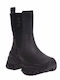 Buffalo Damen Chelsea Stiefeletten Schwarz