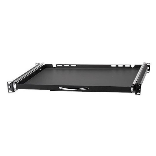 Stalflex 19" Pull-out Shelf Keyboard Mouse 350mm Black Rsr19-1u-350b-km