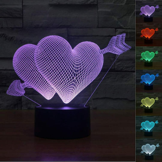 LED RGB Heart Decorative Table Lamp LED RGB Heart Decorative Table Lamp