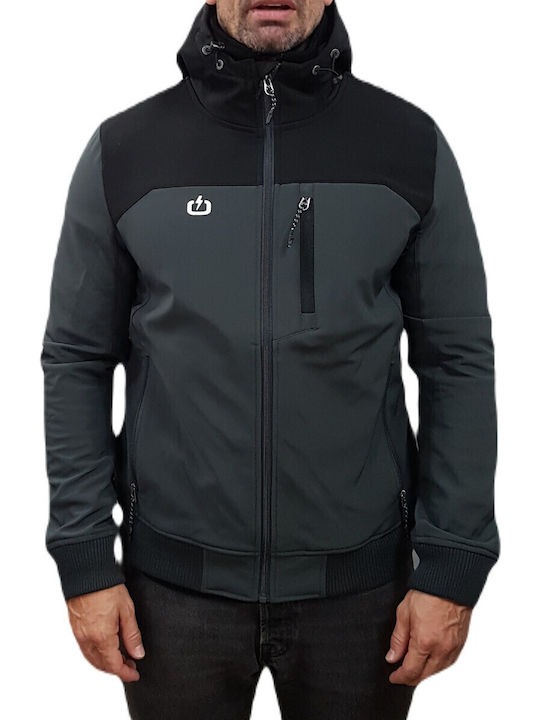 Jacke Bomber D Grey/black, Gray