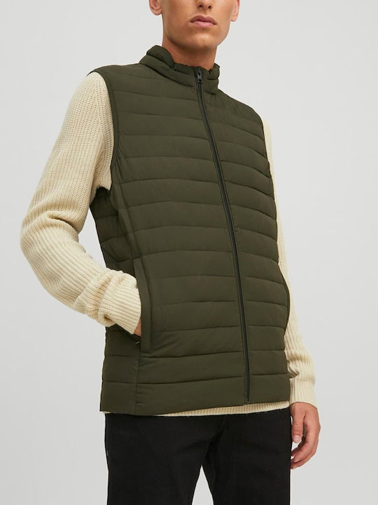 Jack & Jones Bodywarmer Αμάνικο Μπουφάν Μαύρο