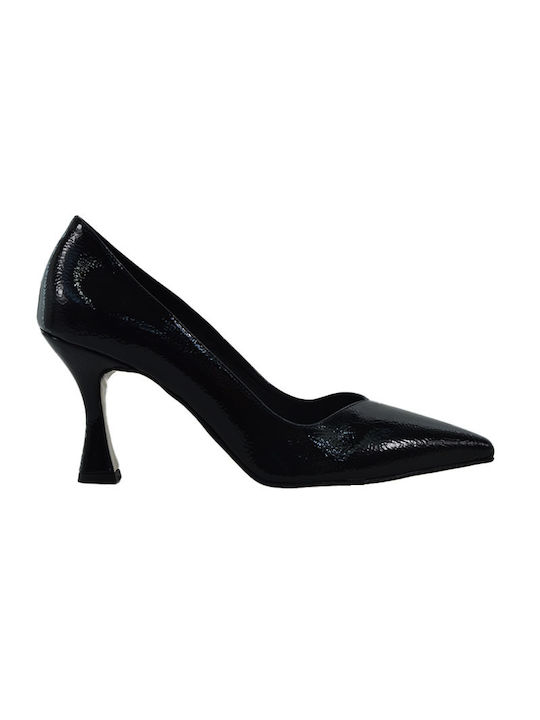 Ellen Patent Leather Black Heels