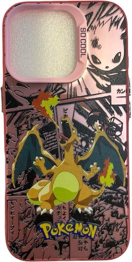 Pokemon Charizard Umschlag Rückseite Kunststoff Rosa (iPhone 14 Pro Max)
