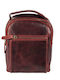 Leder Damentasche Rucksack Braun