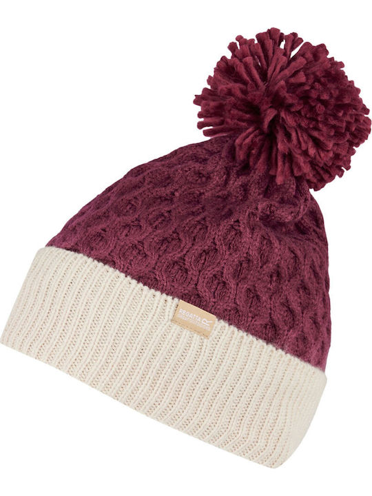 Beanie Feminin Fleece - Polar Căciulă Tricotat în culoarea Fuchsia