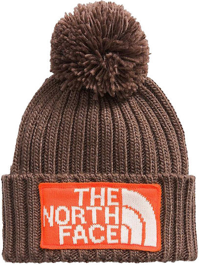 Beanie Unisex Beanie Knitted in Brown color