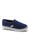Πάνινα Ανδρικά Slip-On Μπλε