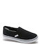 Πάνινα Ανδρικά Slip-On Μαύρα
