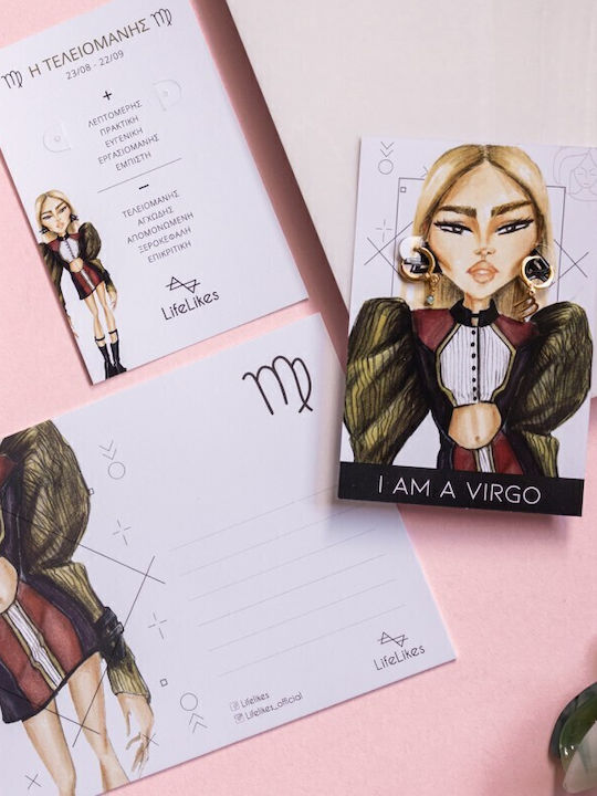 LifeLikes Zodiac Earrings Hoops Virgin