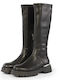 Leather Women's Boots Black