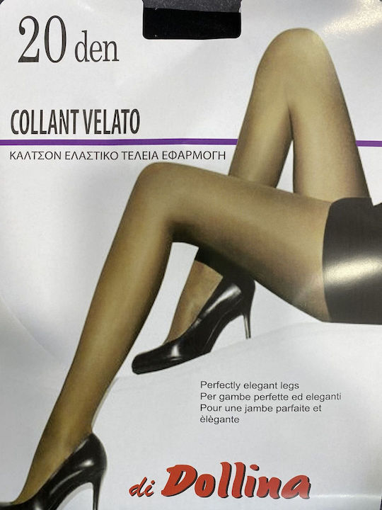 Dollina Women's Pantyhose 20 Den Smoke