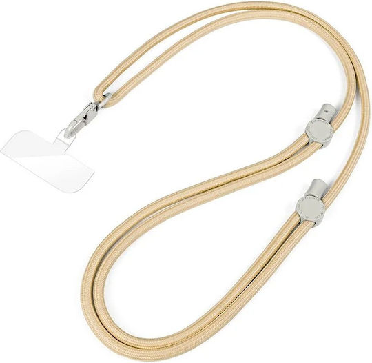 Dux Ducis Cross-body Каишка за врата за мобилни телефони Жълт