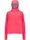 Women's Running Short Lifestyle Jacket for Winter with Hood Neon Watermelon