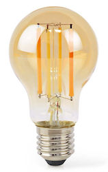 Nedis Wi-fi Smart Led Bulb Filament E27 A60 7w 806lm Warm White 1800 3000k Glass Gold Nedis Wi-fi Smart Led Bulb Filament E27 A60 7w 806lm Warm White 1800 3000k Glass Gold