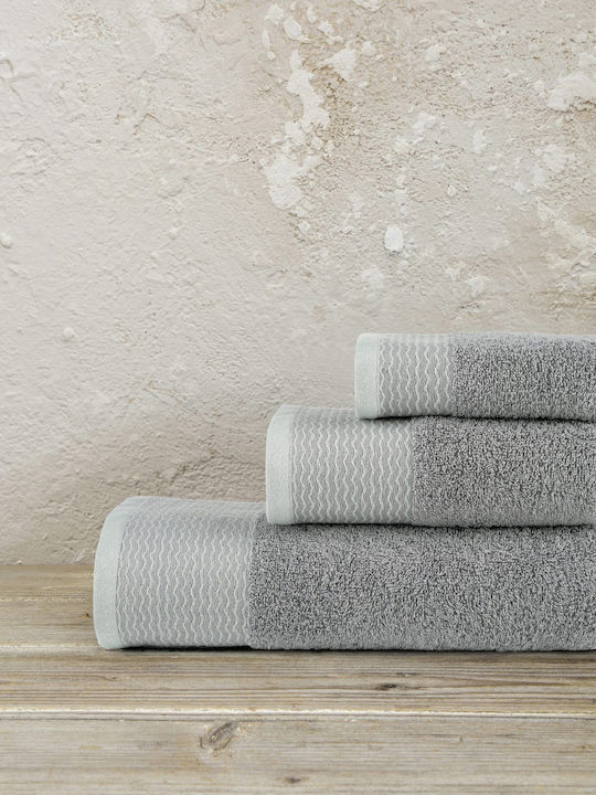 Kocoon Bath Towel Set 3pcs Vertigo Vertigo Weight 450gr/m²