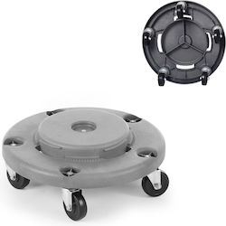 Cart Base On Wheels A 50 Cm Diameter Round Waste Container Hendi 691441