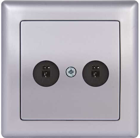 Mutlusan Daria Steckdose Redner in Silber Farbe 6010388