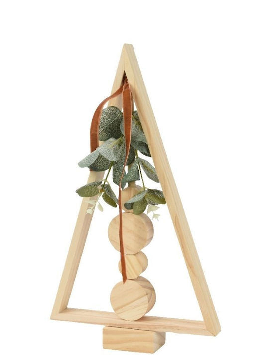Christmas Decorative Wood Tree 34cm Green