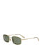 Celine Herren Sonnenbrille mit Gold Metall Gestell und Grün Linse CL40285U-30N