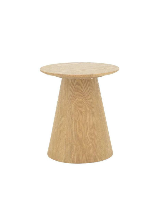 Round Side Table Kayano Wooden Physics L45xW45xH50cm.