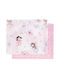Greenwich Polo Club 8849 Baby Sheets Set Cradle Cotton Dusty Rose, Pink Pink 70x120cm 2pcs