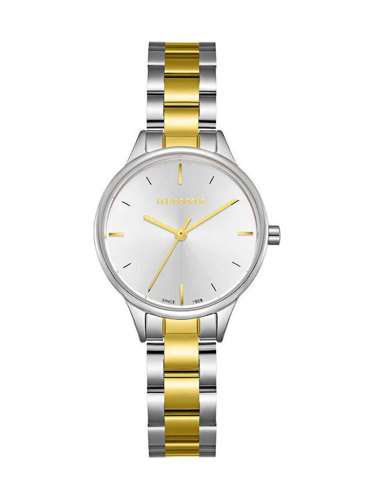 Lee Cooper Damen Uhr mit Gold Metallarmband