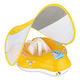 Swimbobo Swimming Aid Swimtrainer with Sunshade Yellow