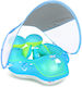 Schwimmtrainer Swimtrainer mit Sonnenschutz Blau