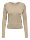 Only Women's Long Sleeve Sweater Beige