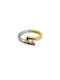 Kosmima1 Ring with Zircon made of Gold 14K