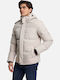 Μπουφάν Puffer Αντιανεμικό Off White