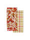 Kentia Fazzy Towel from 100% Cotton in Orange Color 40x60cm 2pcs