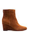 Women's Ankle Boots Platform Brown