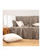 Aslanis Home Selena Ριχτάρι Πολυθρόνας 180x180εκ. Καφέ 723701