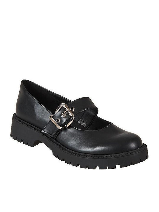 Elenross Women's Moccasins in Black Color