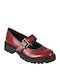 Women's Moccasins in Burgundy Color