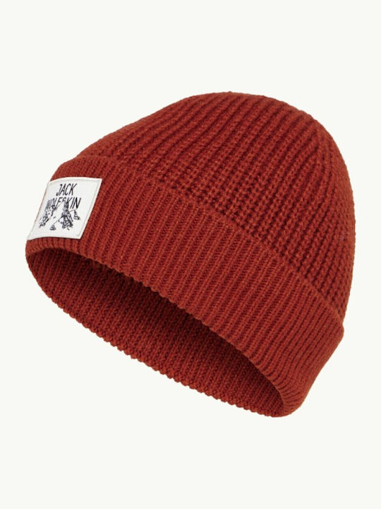 Beanie Unisex Beanie Knitted in Red color