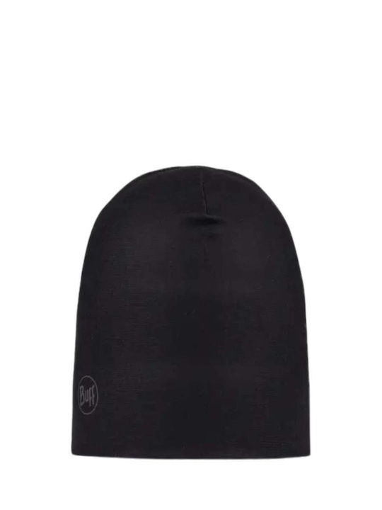 Ecostretch Beanie Masculin Reversibil Căciulă Tricotat în culoarea Negru