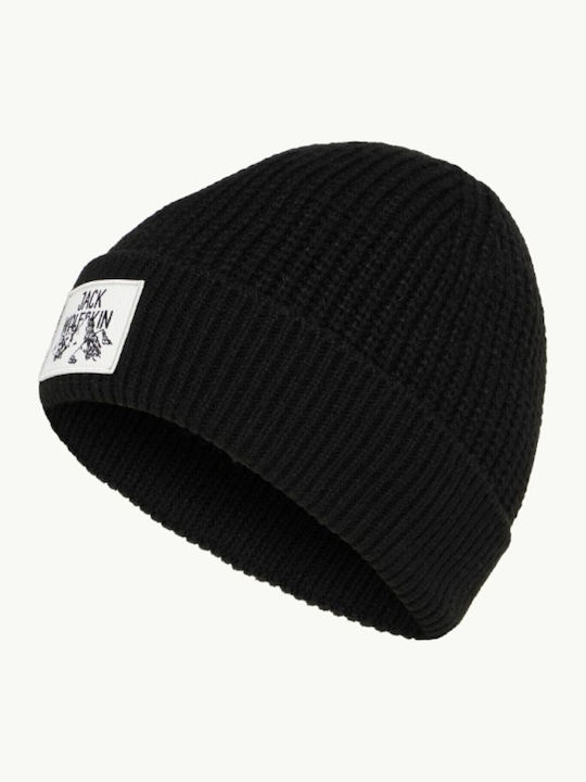 Beanie Unisex Beanie Knitted in Black color