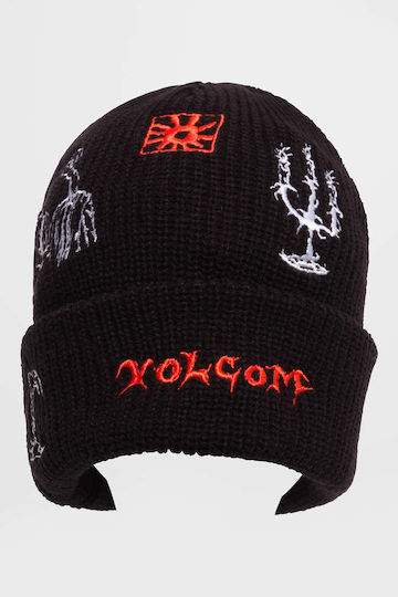 Keutchi Beanie Männer Beanie Gestrickt in Schwarz Farbe