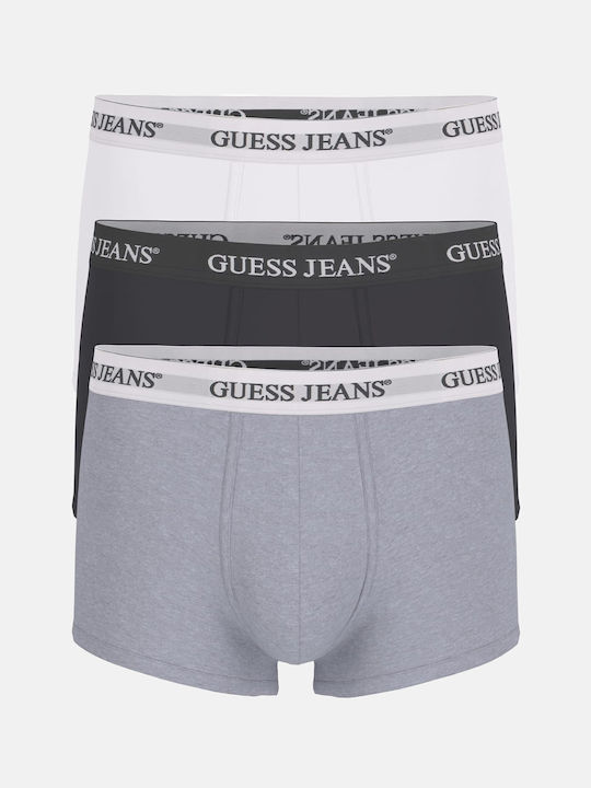 Guess Ανδρικά Μποξεράκια White, Black, Grey 3Pack