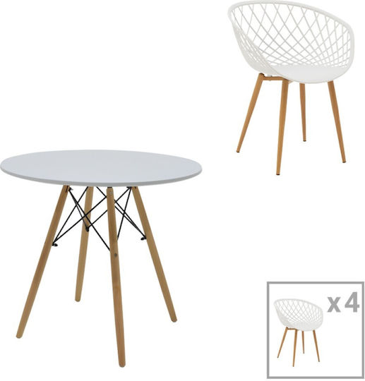 Esszimmer Ezra-julita 5Stück 80x80cm