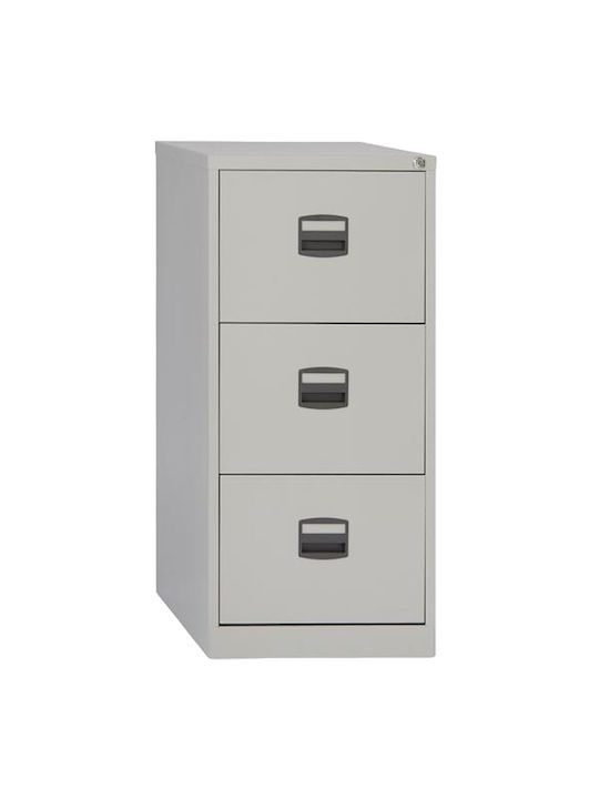 Office Storage Metal Drawer Grey L102xW41xH40cm 12462540