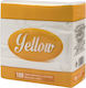 Yellow 100 Χαρτοπετσέτες Λευκές