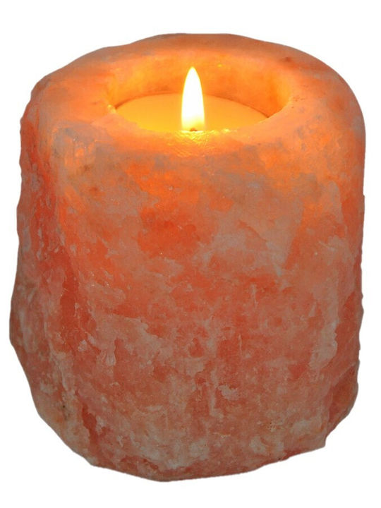 Κηροπήγιο Αλάτι Ιμαλάιων Himalayan Salt Tealight Holder 10cm 1,15kg