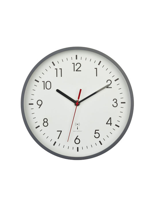 TFA Wall Clock Gray Ø24.5cm