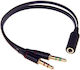 3.5mm Jack Headphone Splitter Adapter