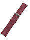 ByLeather Leather Strap Burgundy 22mm