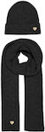 Only Avery Set with Beanie Knitted in Black color